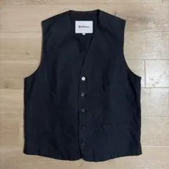 PHIGVEL フィグベル コットンピケ ワークベスト 日本製 黒