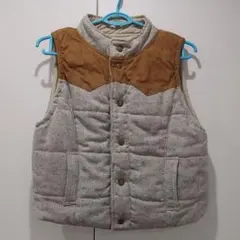 ダブルクローゼット　リバーシブルダウンベスト