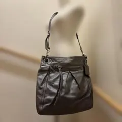 美品】CONTIGO CONMIGO 本革 レザー ショルダーバッグ 黒 - メルカリ