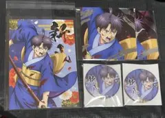 銀魂 吉原大炎上 キャラバッジコレクション 缶バッジ ポストカード 特典 新八