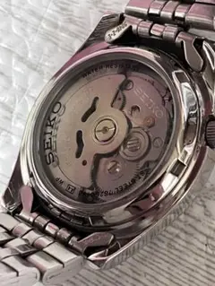 ✨SEIKO 5.自動巻き。裏スケ.21JEWELS。正常動作品。