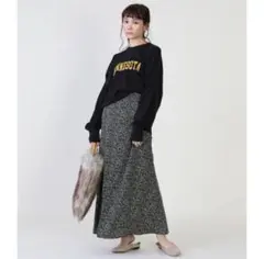 freaks' store 小花柄プリントマキシスカート