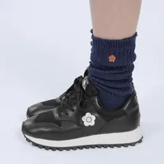 MARY QUANT デイジーエンブロコンビスニーカー Lサイズ