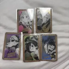 僕のヒーローアカデミア 箔押しクリアカード 原画展