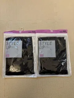 【新品・未使用】STYLE UP 着圧トレンカ 2点セット M/L ブラックのサムネイル