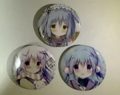 しらたま先生　缶バッジ