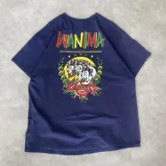WANIMA Tシャツ ネイビー バックプリント GILDAN製 XL 사이즈