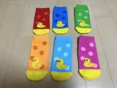 カラフルなアヒルデザイン靴下セット