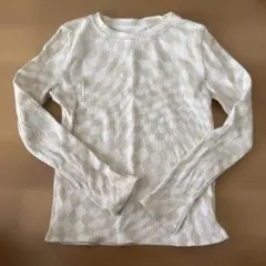 ZARA アイボリー 長袖カットソー