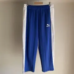 PUMA プーマ ジャージ パンツ ブルー ホワイト　M
