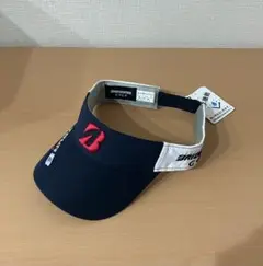 【新品】BRIDGESTONE Tour B ゴルフバイザー ネイビー