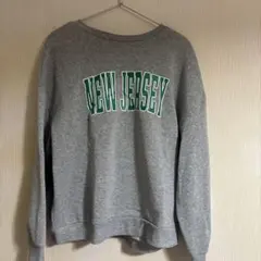 NEW JERSEY ロゴ スウェット グレー