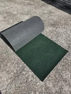 新品】本格ポリエステル不織布 防草シート(グリーン)厚手 巾1m×50m