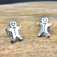 【最終値下げ】　ジンジャーマン　クッキーマン　クッキーラン　ピアス　レディー　d