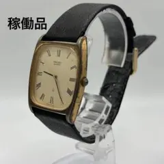 80s Vintage Seiko 腕時計 タンク リネンローマン文字盤 - メルカリ