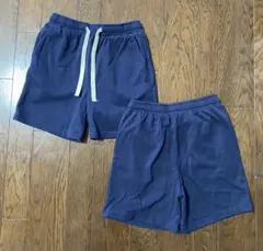 2点セット／ネイビー ハーフパンツ