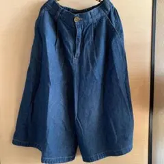 デニム キュロットスカート