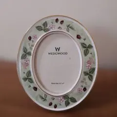 WEDGWOOD ワイルドストロベリー フォトフレーム 楕円形