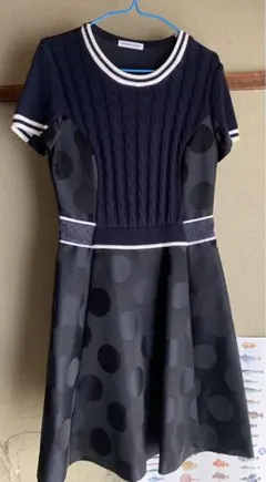 ペイトンプレイスPEYTON PLACE 膝丈切替ワンピース