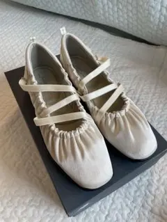 ルタロン LeTalon バレエシューズパンプス　クロスストラップ　24cm