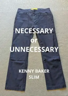 極上美品 N.O.UN KENNY BAKER SLIM 34in