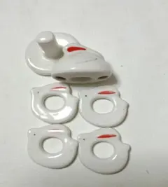 ウサギ型陶器箸置き　5個セット
