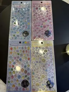 ボンボンドロップシール　しずくちゃん　ミニ　4枚セット