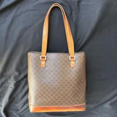 CELINE セリーヌ マカダム柄 トリオンフ トートバッグ ショルダー