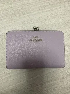 COACH 二つ折り財布 薄紫