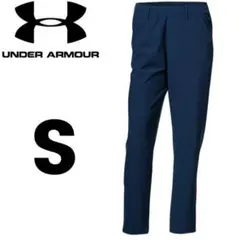 新品 UNDER ARMOUR テーパード ロング パンツ ウーブン ブラック