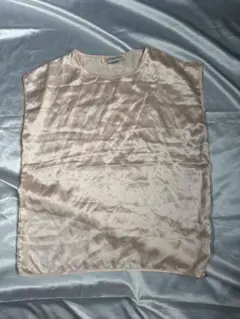 Golden Dragon 100%シルク ノースリーブトップス　ビッグサイズ