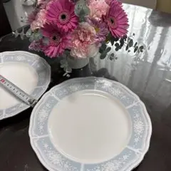 Noritake 花柄皿 約20cm