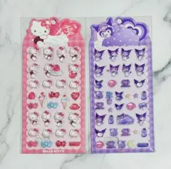 新品　2枚セット ハローキティ クロミちゃん ウォーターインボンドロ　ぷっくり