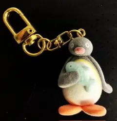 韓国限定 pingu ピングー フロッキーキーホルダー　箱付き　新品