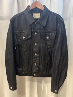HELMUT LANG Coated Denim Jacket Black 38 - メルカリ
