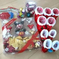 新品 ディズニー クリスマスオーナメントセット クリスマスブーツ 14点セットのサムネイル