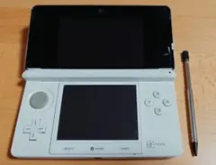 〈ジャンク品・値下げ〉Nintendo 3DS アイスホワイト 本体