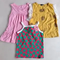 ノースリーブ 3枚セット 130cmのサムネイル