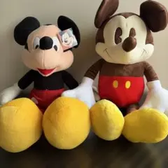 新品　ミッキー&ミニージャンボ５０ｃｍぬいぐるみ ２体セット