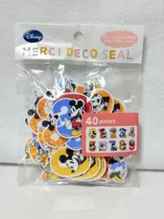 ディズニー MERCI DECO SEAL 数字シール 40枚セット