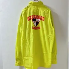 OFFSHORE LEGENDS 蛍光イエロー　長袖　シャツ　XXL 大きめ
