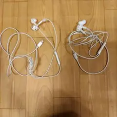 美品 Apple 純正 lightning イヤホン EarPods2個セット