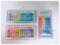 平成レトロ　プチカラー消しゴム　クレヨン消しゴム　色鉛筆セット　レモン株式会社
