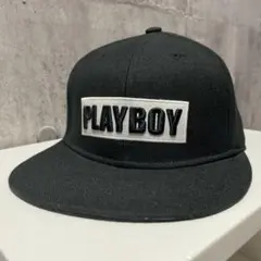 PLAYBOY ベースボールキャップ ブラック