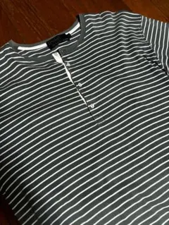 Polo by Ralph Lauren ボーダー ヘンリーネックTシャツ