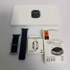 Apple Watch Ultra 2 ブルーオーシャンバンド(カバー付き)