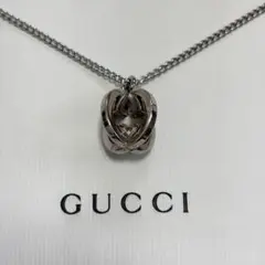 希少/極美品✨グッチ ライオンヘッド ネックレス シルバー - メルカリ
