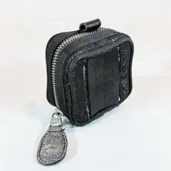 DIESEL ディーゼル ラメ ポーチ 小物入れ 黒 ブラック ミニのサムネイル