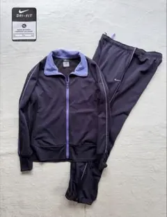 NIKE DRI FIT ジャージ 上下セット XL パープル