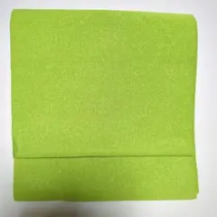 綴れ　金通し地　正絹　【八寸名古屋帯】　ネオンカラー　無地